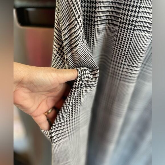 SHORT SLEEVE COVERUP women 2X dress VIBE SPORTSWEAR BLACK&WHITE ,A-Line Dress - Picture 5 of 5